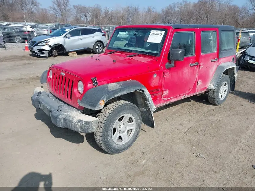 2016 JEEP WRANGLER UNLIMITED SPORT RHD