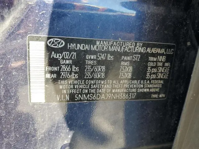 2022 HYUNDAI SANTA FE SEL  