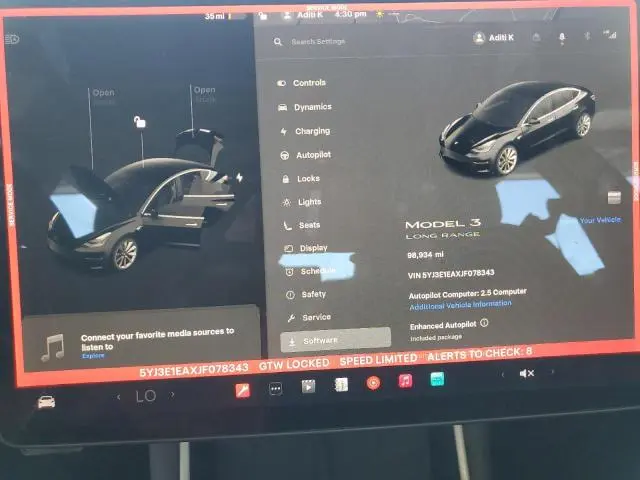 2018 TESLA MODEL 3   
