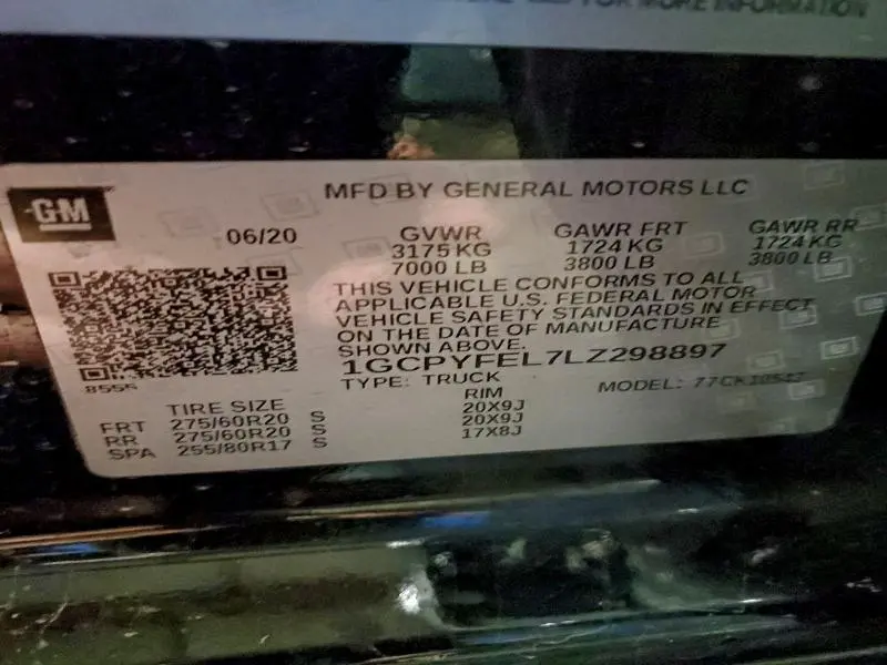 2020 CHEVROLET SILVERADO K1500 LT TRAIL BOSS  