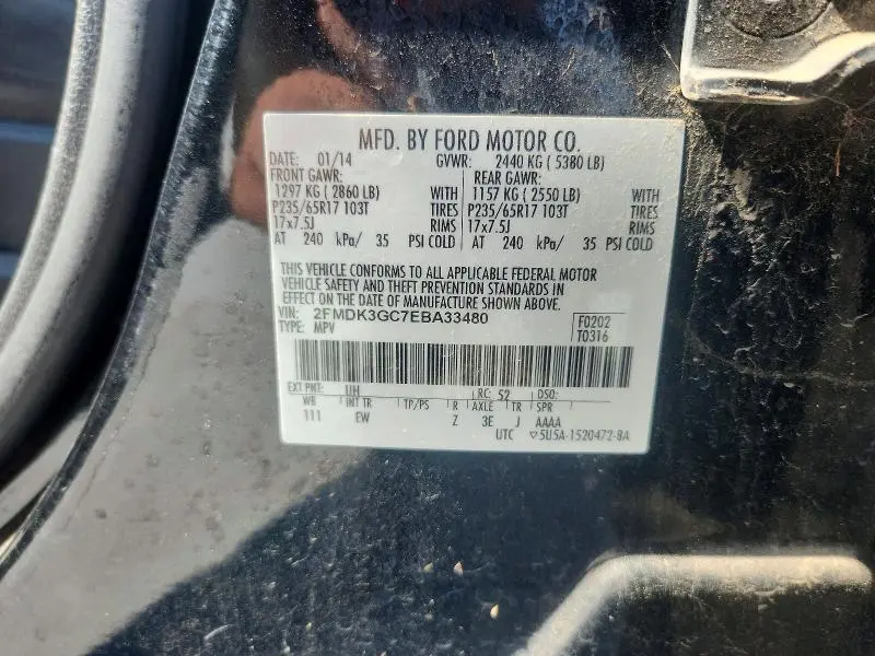 2014 FORD EDGE SE  