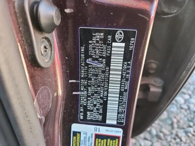 2015 TOYOTA AVALON XLE  