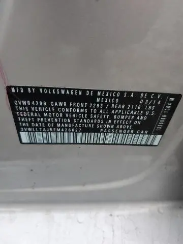 2014 VOLKSWAGEN JETTA TDI  