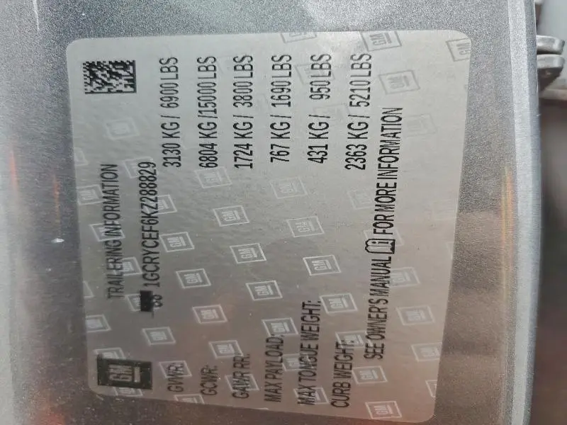 2019 CHEVROLET SILVERADO K1500 TRAIL BOSS CUSTOM  