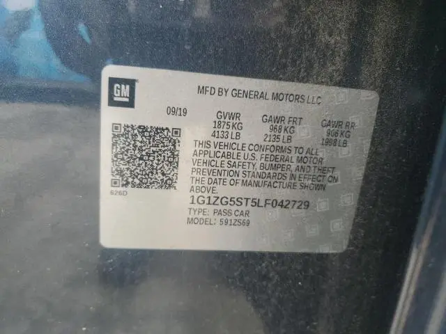 2020 CHEVROLET MALIBU RS  