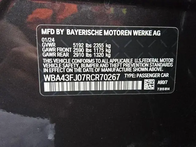 2024 BMW 530 I