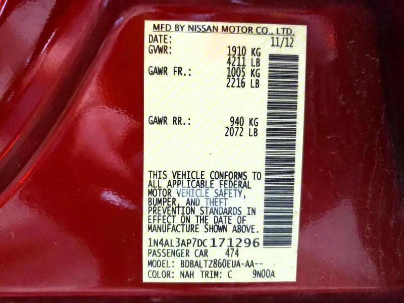 2013 NISSAN ALTIMA 2.5  