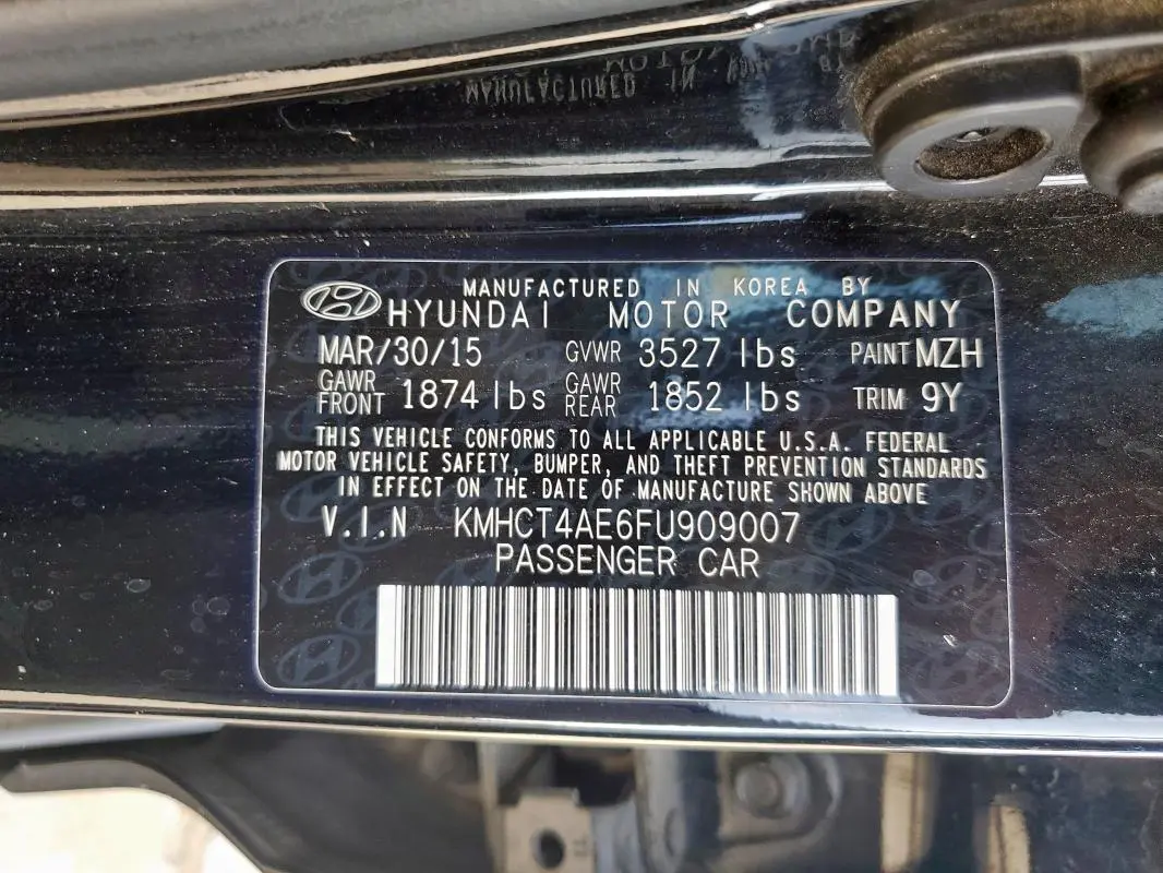 2015 HYUNDAI ACCENT GLS  