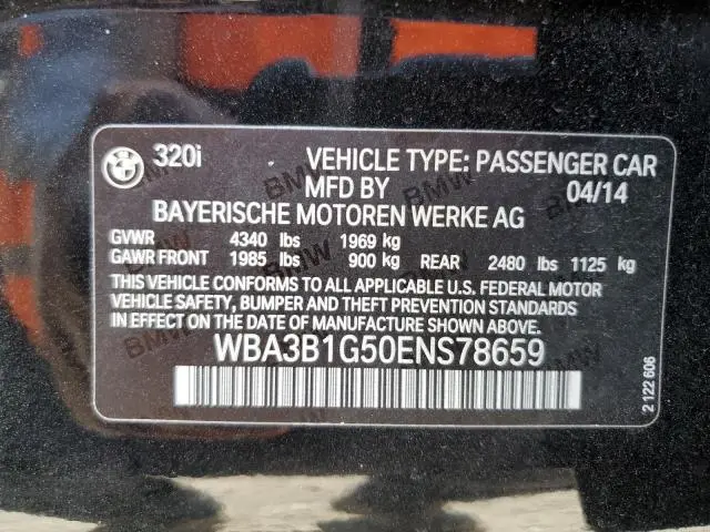 2014 BMW 320 I