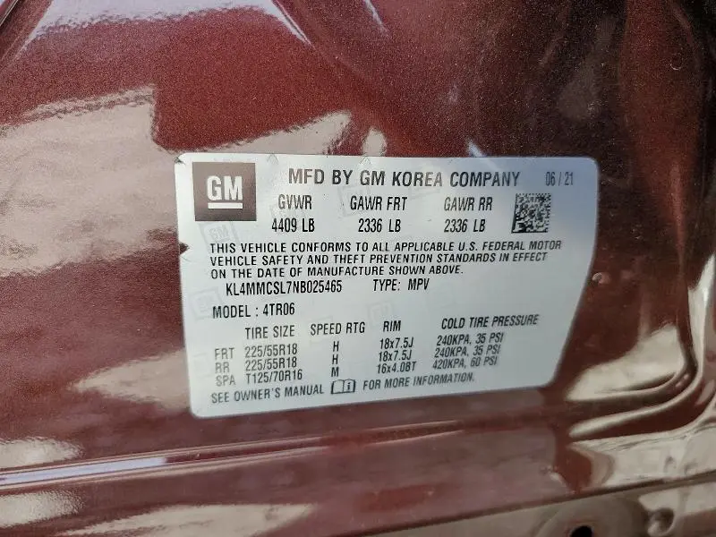 2022 BUICK ENCORE GX PREFERRED  