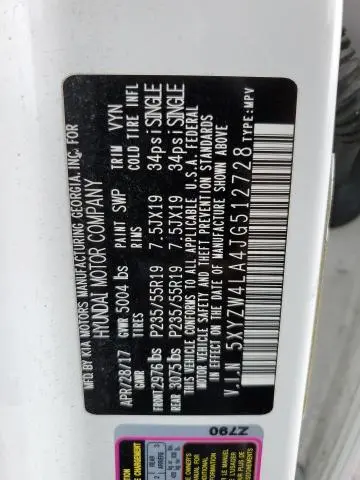 2018 HYUNDAI SANTA FE SPORT   