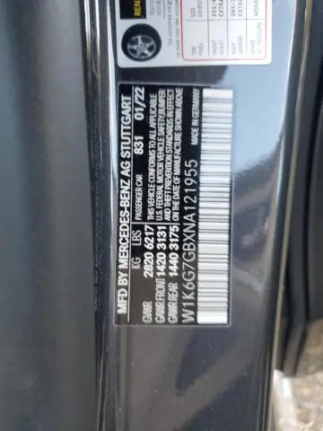 2022 MERCEDES-BENZ S 580 4MATIC  