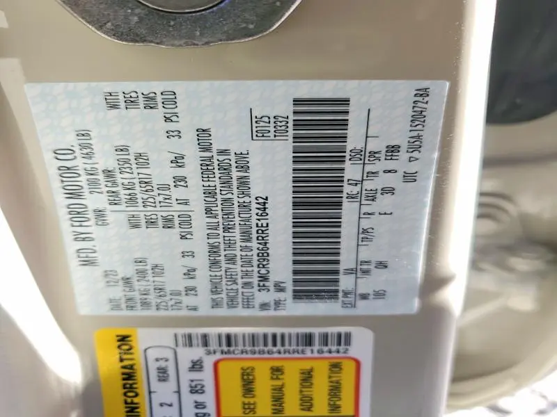 2024 FORD BRONCO SPORT BIG BEND  