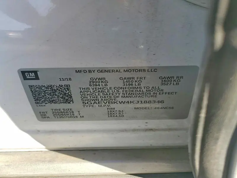 2019 BUICK ENCLAVE PREMIUM  