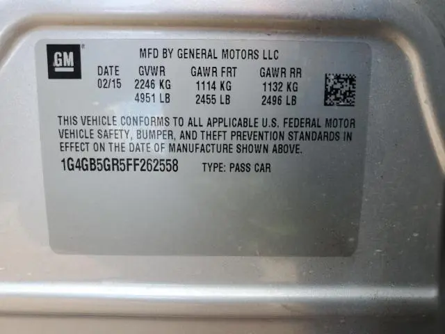 2015 BUICK LACROSSE   