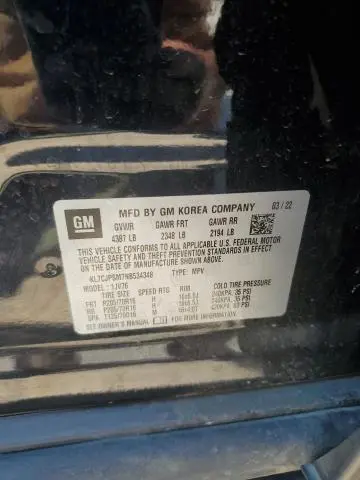 2022 CHEVROLET TRAX 1LT