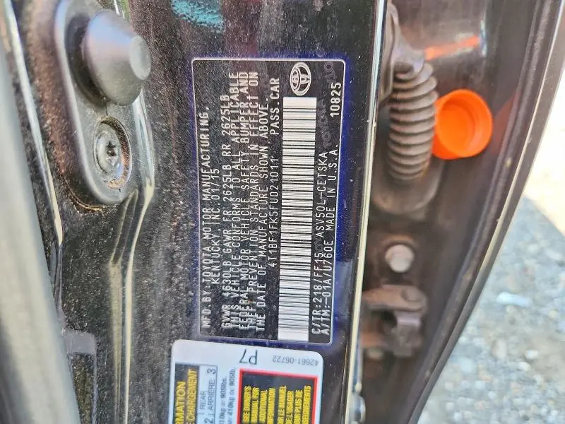 2015 TOYOTA CAMRY SE  