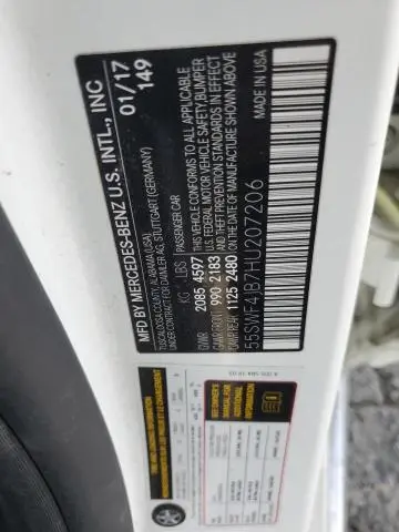 2017 MERCEDES-BENZ C 300  