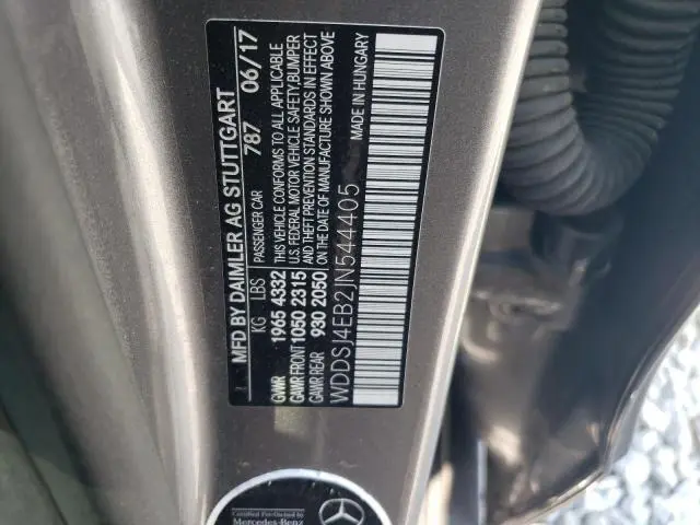 2018 MERCEDES-BENZ CLA 250