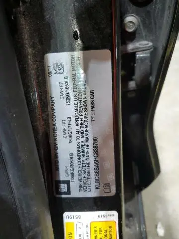 2017 CHEVROLET SPARK LS  