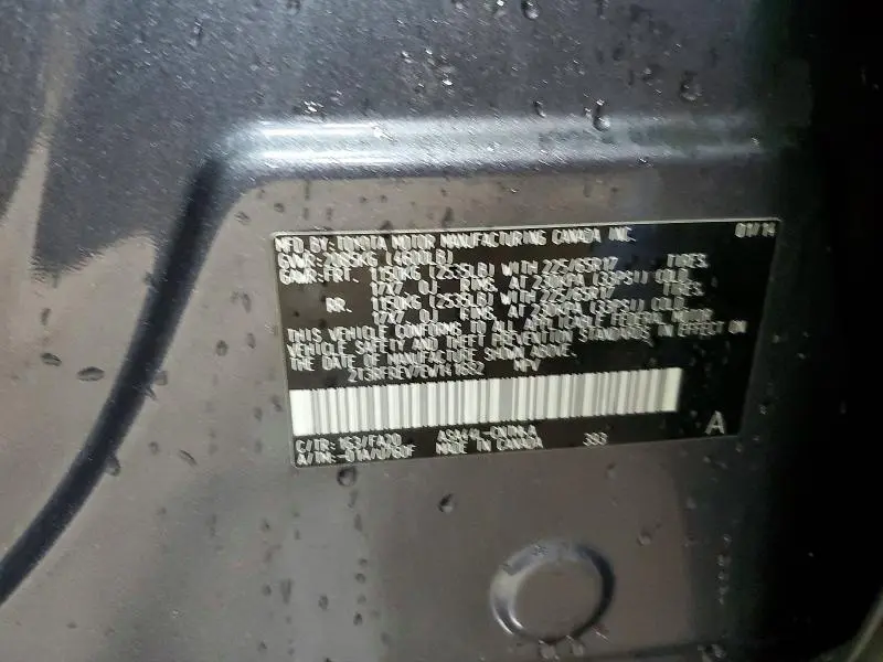 2014 TOYOTA RAV4 XLE  