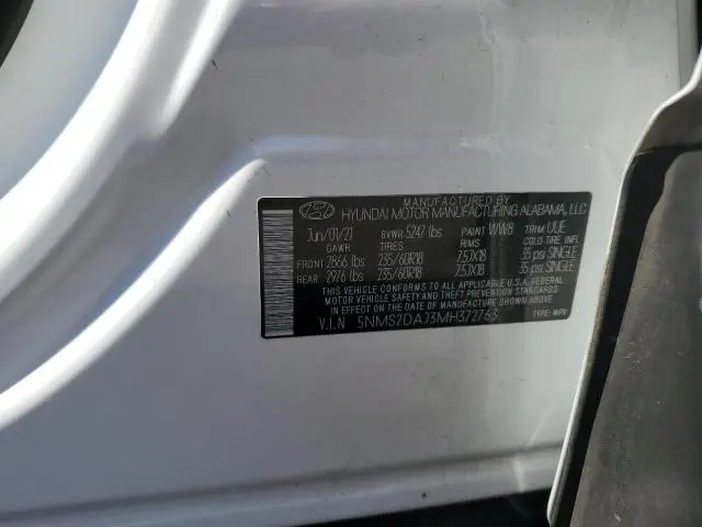 2021 HYUNDAI SANTA FE SEL  