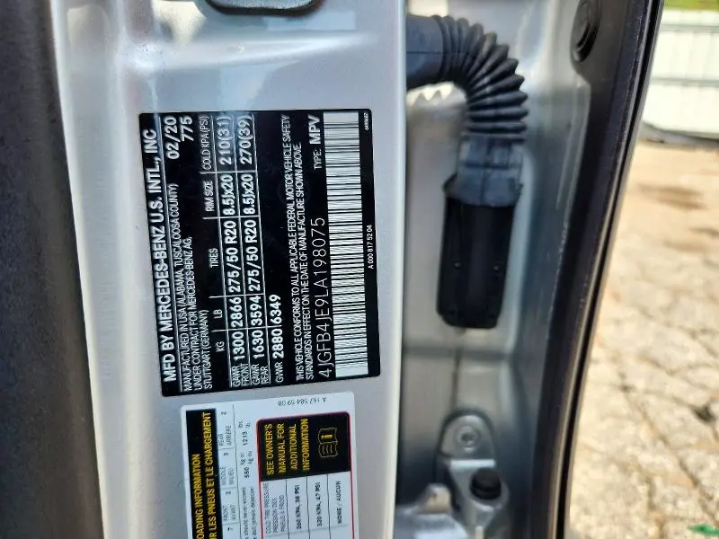 2020 MERCEDES-BENZ GLE 350  