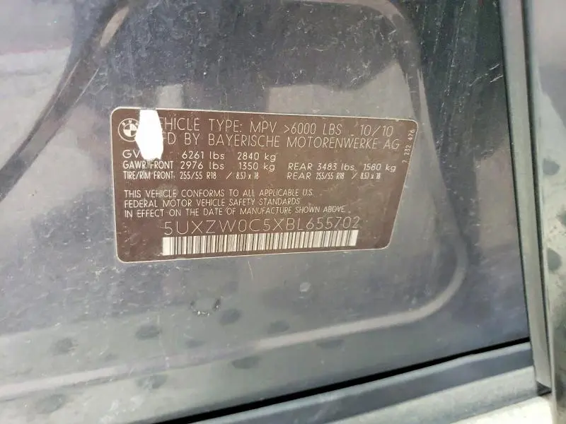 2011 BMW X5 XDRIVE35D  