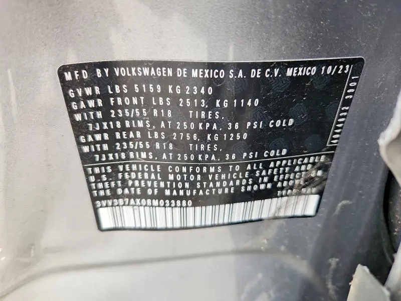 2024 VOLKSWAGEN TIGUAN SE  