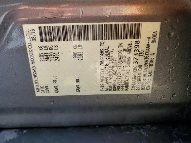 2017 NISSAN MAXIMA 3.5S