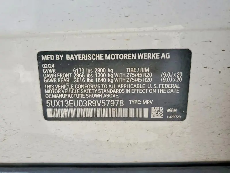 2024 BMW X5 SDRIVE 40I  