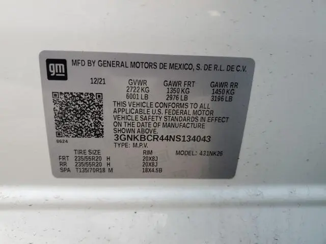 2022 CHEVROLET BLAZER 2LT  