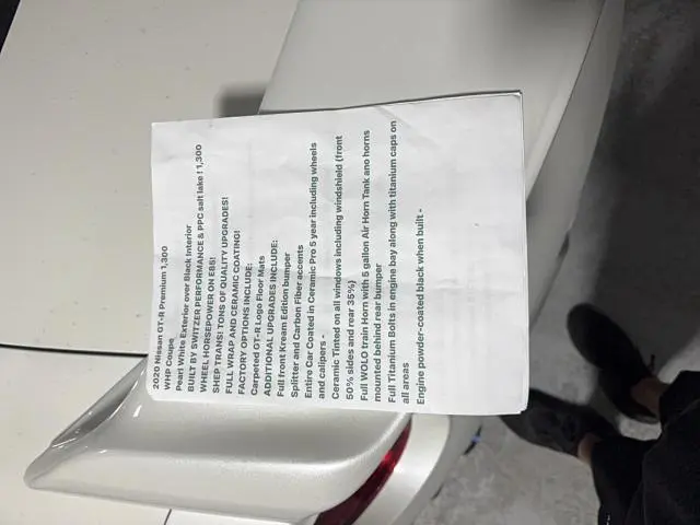 2020 NISSAN GT-R PURE  