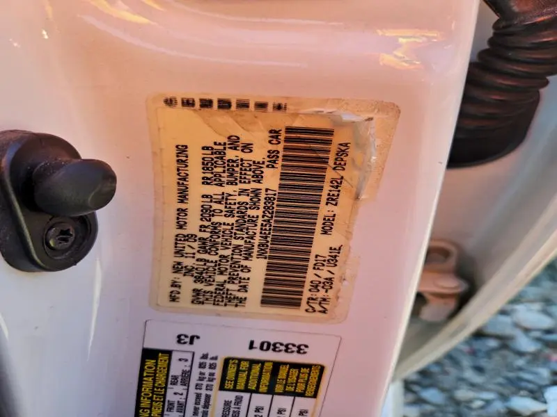 2010 TOYOTA COROLLA S  