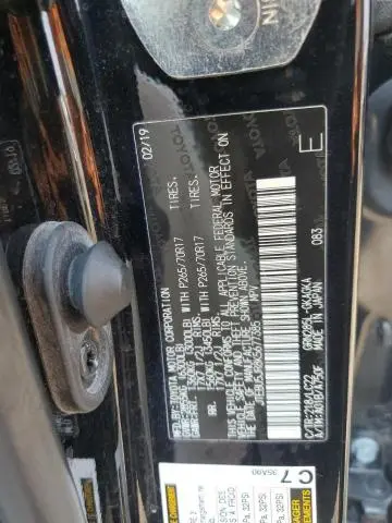 2019 TOYOTA 4RUNNER SR5/SR5 PREMIUM  