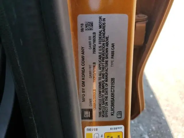 2019 CHEVROLET SPARK LS  