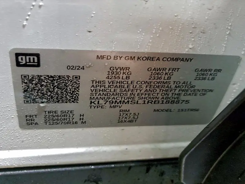 2024 CHEVROLET TRAILBLAZER LS  