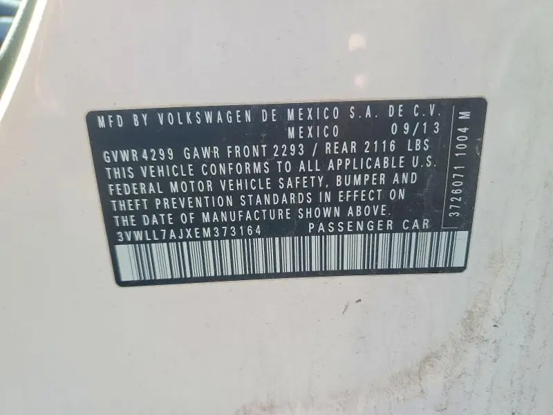 2014 VOLKSWAGEN JETTA TDI  