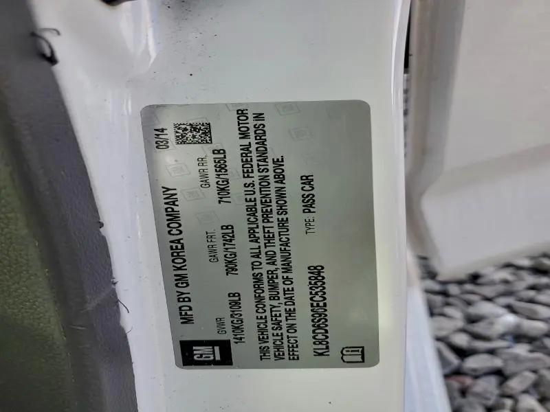 2014 CHEVROLET SPARK 1LT  