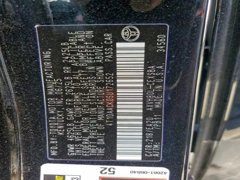 2025 TOYOTA CAMRY XSE  