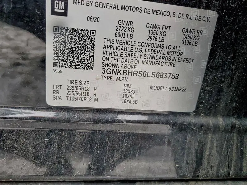 2020 CHEVROLET BLAZER 2LT  