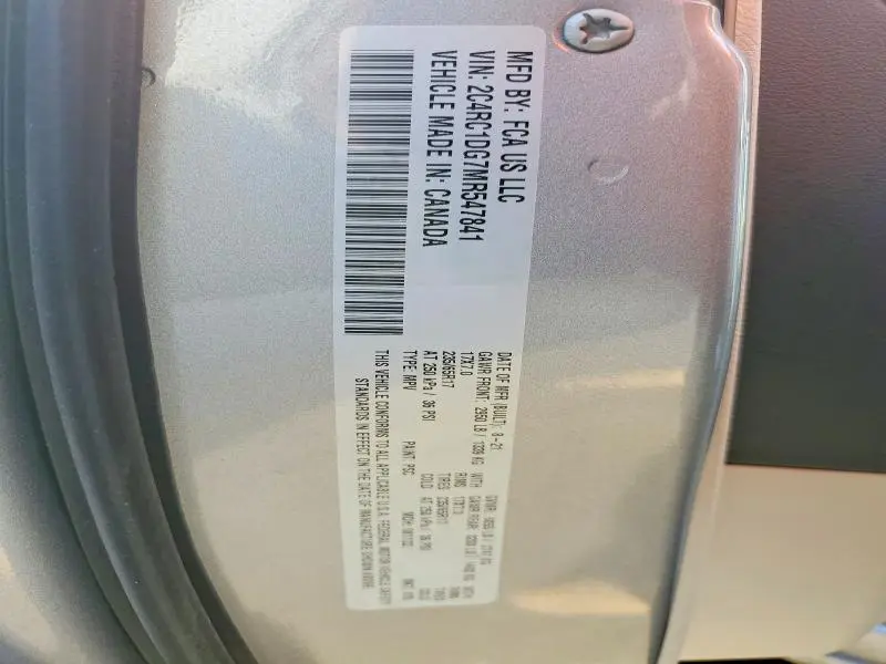 2021 CHRYSLER VOYAGER LXI  