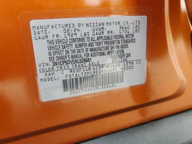 2024 NISSAN KICKS SR  