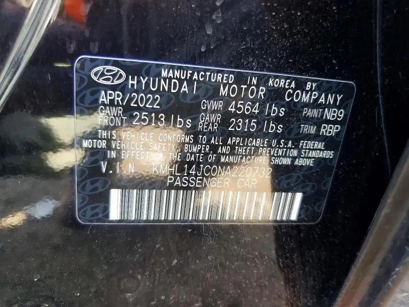 2022 HYUNDAI SONATA N LINE  