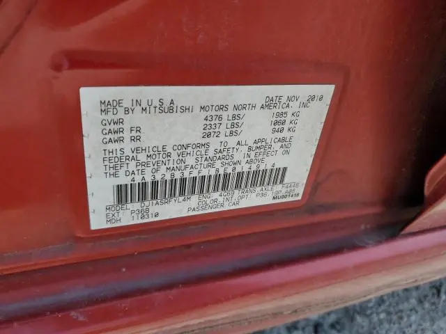 2011 MITSUBISHI GALANT ES