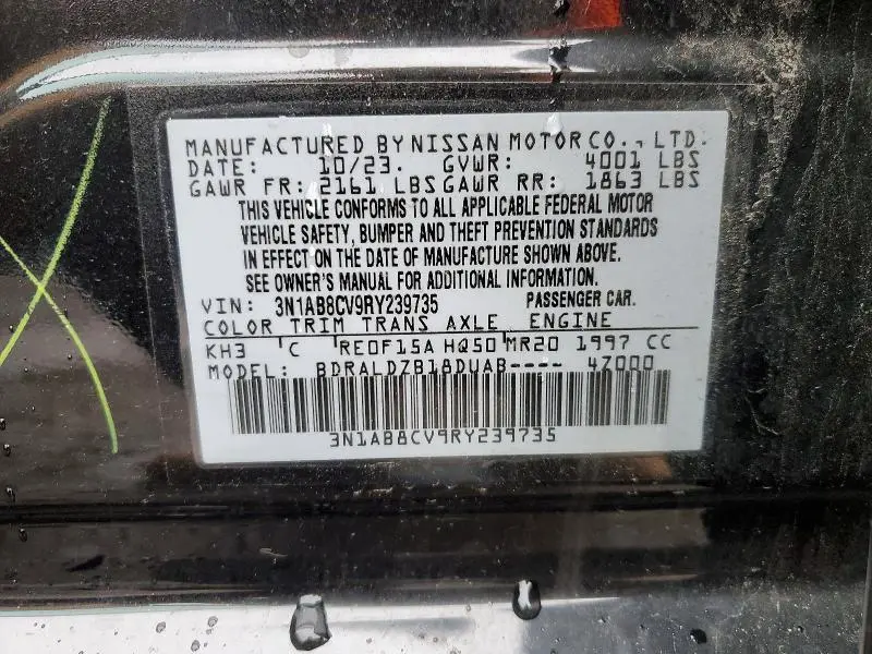 2024 NISSAN SENTRA SV  