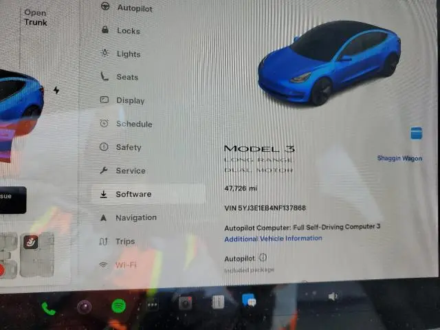 2022 TESLA MODEL 3   