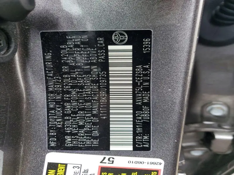 2024 TOYOTA CAMRY SE NIGHT SHADE  