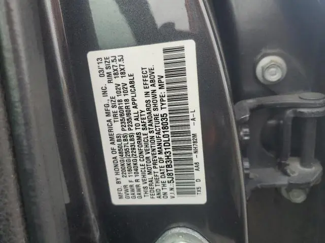 2013 ACURA RDX   