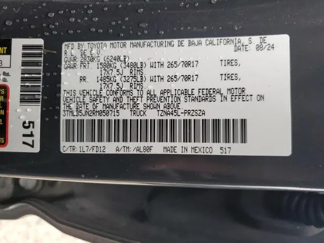 2024 TOYOTA TACOMA DOUBLE CAB  